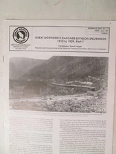 Great Northern Reference Sheet 179 Cascade Division Snowsheds 1910-1929 Part 1