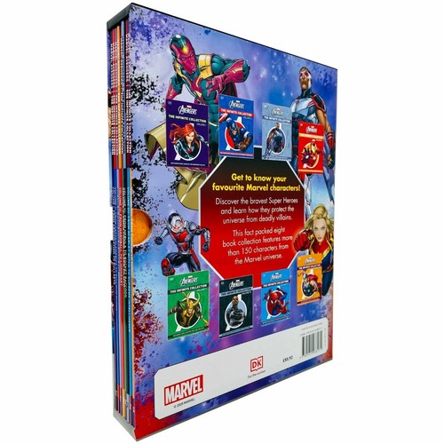Marvel Avengers Infinite Collection Character Guides Volume 1-8 Books Collection - Picture 2 of 2