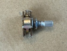 New 50k ohm Stereo Potentiometer Loudness Tap 1/4" RIBBED SHAFT Amp Volume Pot