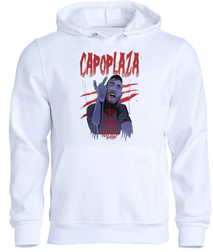 Felpa cappuccio CAPOPLAZA v4 trap rap music maglia t-shirt capo plaza  zombie | eBay
