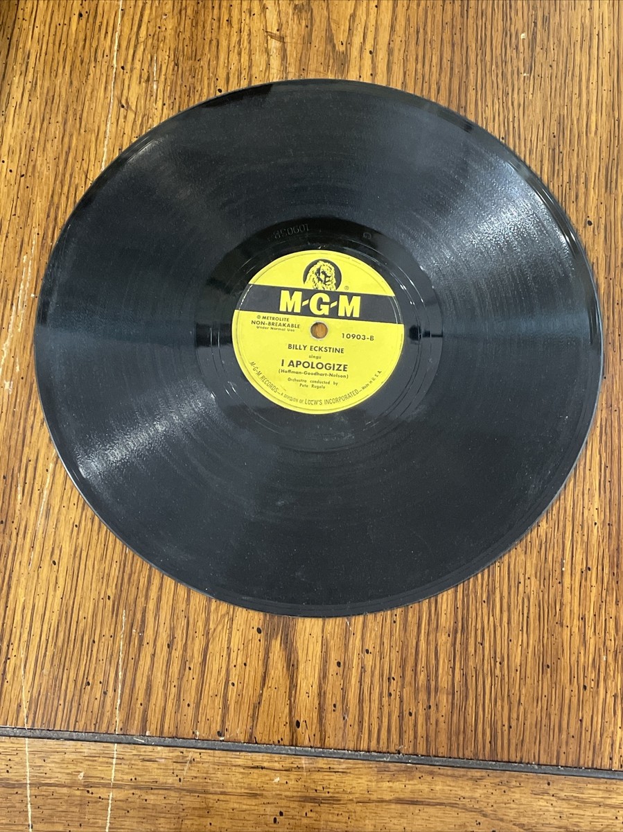 Billy Eckstine, Bring Back The Thrill/I Apologize MGM