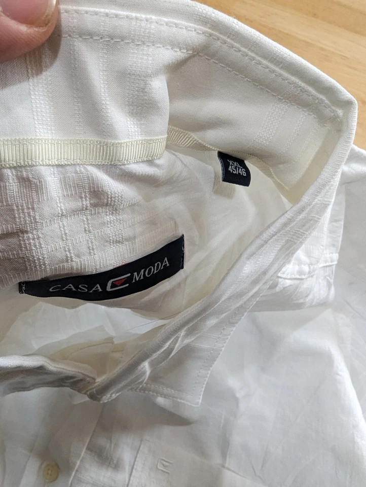 Casa Moda white button up shirt sz xl 45/46 - Image 3 of 4