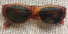 Vintage Red Maroon Brownish Heavy Sunglasses Shades Frame Hand Made Korea S403