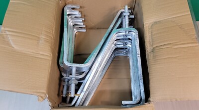(QTY. 10) CHANCE DC6N1 Neutral Offset Bracket, 12 in Offset, Steel ...