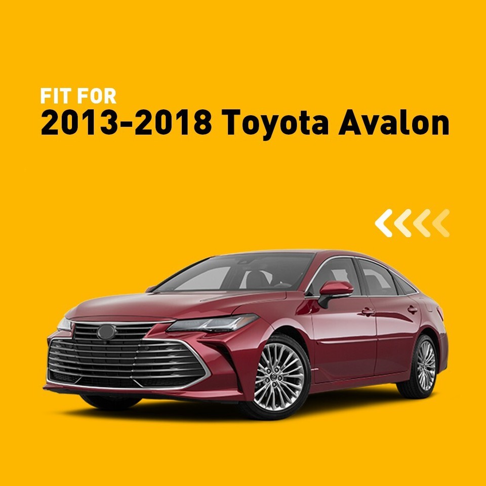 Fit 2013 2014 2015-2018 Toyota Avalon Front Door Panel Armrest Vinyl Cover Black