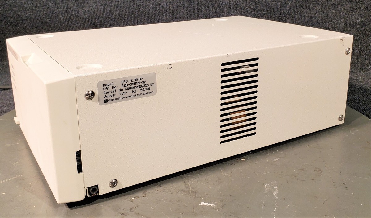 Shimadzu SPD-M10A VP HPLC DAD Diode Array Detector | eBay Shimadzu SPD-M10A VP HPLC DAD Diode Array Detector | eBay