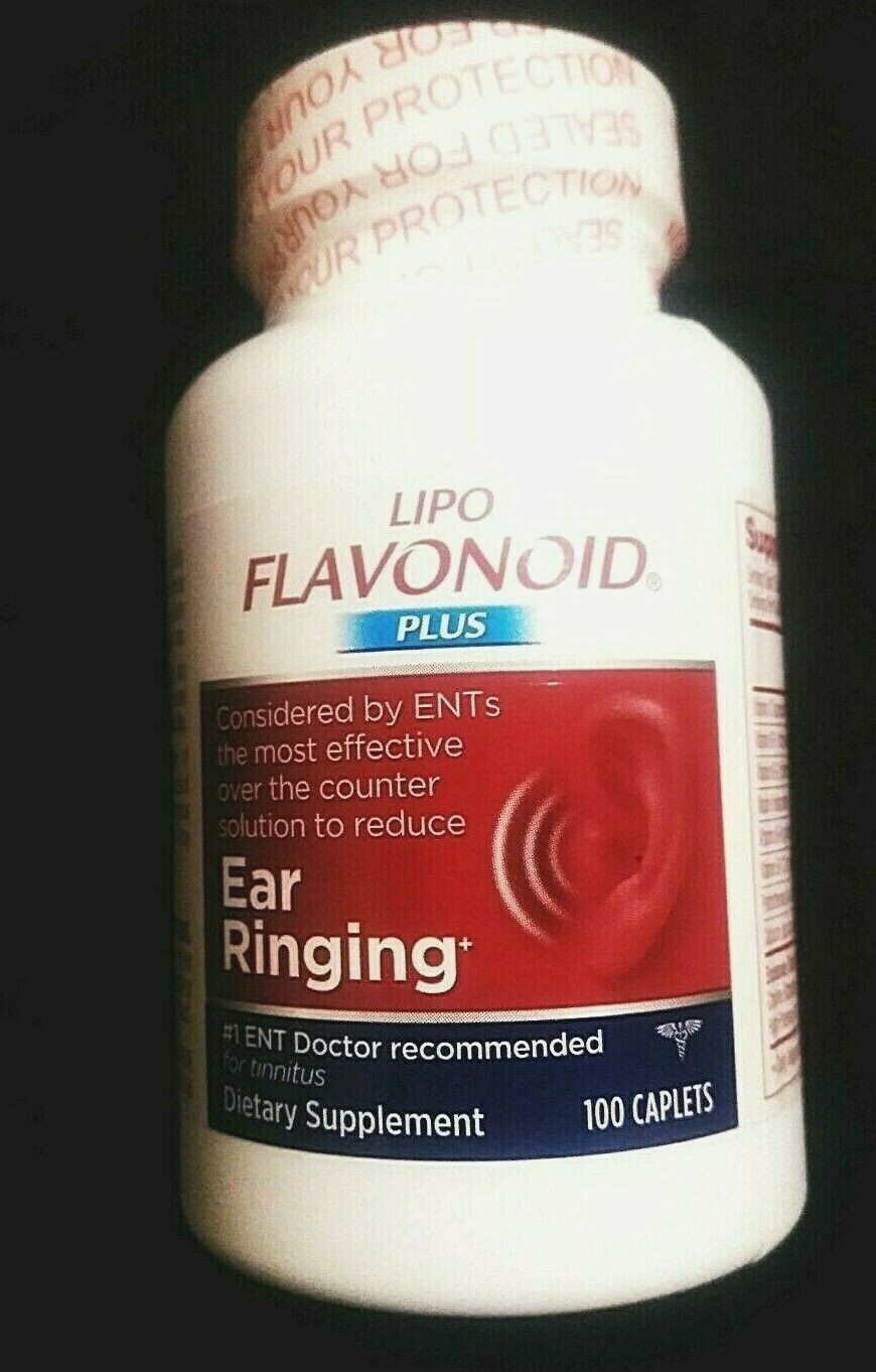 LIPO FLAVONOID PLUS...EAR RINGING DIETARY SUPPLEMENT...100 CAPLETS..SEP