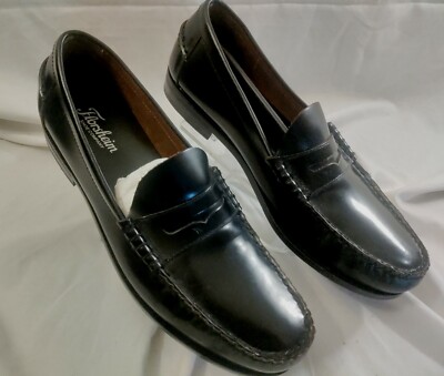 Men Florsheim Sold Black Leather Penny Loafer Dress Slip On  display picture 2