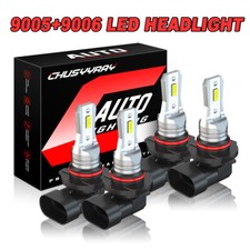 Led Headlight High Low Bulbs For Honda Accord Lx Ex Sedan 4-door 2.4l 1990-2012