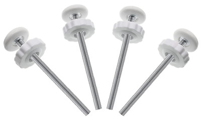 4Pcs Baby Gate Threaded Spindle Rod, M8 (8mm) Replacement Bolt Part for Baby & P