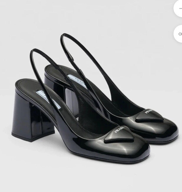 NWB PRADA BLACK PATENT LEATHER SLINGBACK PUMPS SIZE 36 | eBay NWB PRADA BLACK PATENT LEATHER SLINGBACK PUMPS SIZE 36 | eBay
