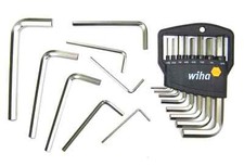 ZOLL Innensechskant Stiftschlüssel 5/64 3/32 1/8 5/32 3/16 7/32 1/4 5/16" WIHA