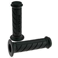 "Motorrad Griffgummi Super Grip Schwarz FüR 7/8\" 22Mm Lenker Geschlossen Paar"