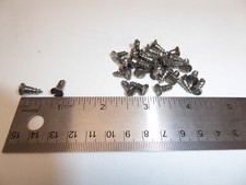 #8 x 1/2" Flat Head Slotted Wood Screw SS 18-8 VINTAGE MADE IN USA! Qty 30