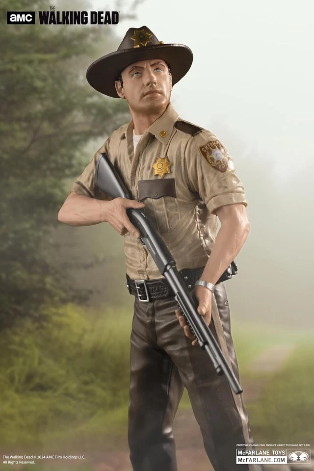 Figura Posada The Walking Dead Rick Grimes Escala 1:8 10" - McFarlane Toys - Nueva Foto 3 de 4