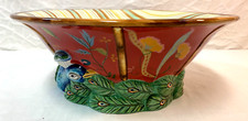 TRACT PORTER The Artesian Road Collection Peacock Footed Centerpiece Fruit Bowl