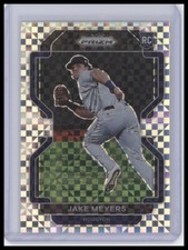 2022 Panini Prizm #92 Jake Meyers Power Plaid Prizm #/75