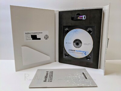 CYRAM NetMiner 4 Network Graph Data Analysis: Perpetual Academic License USB Key