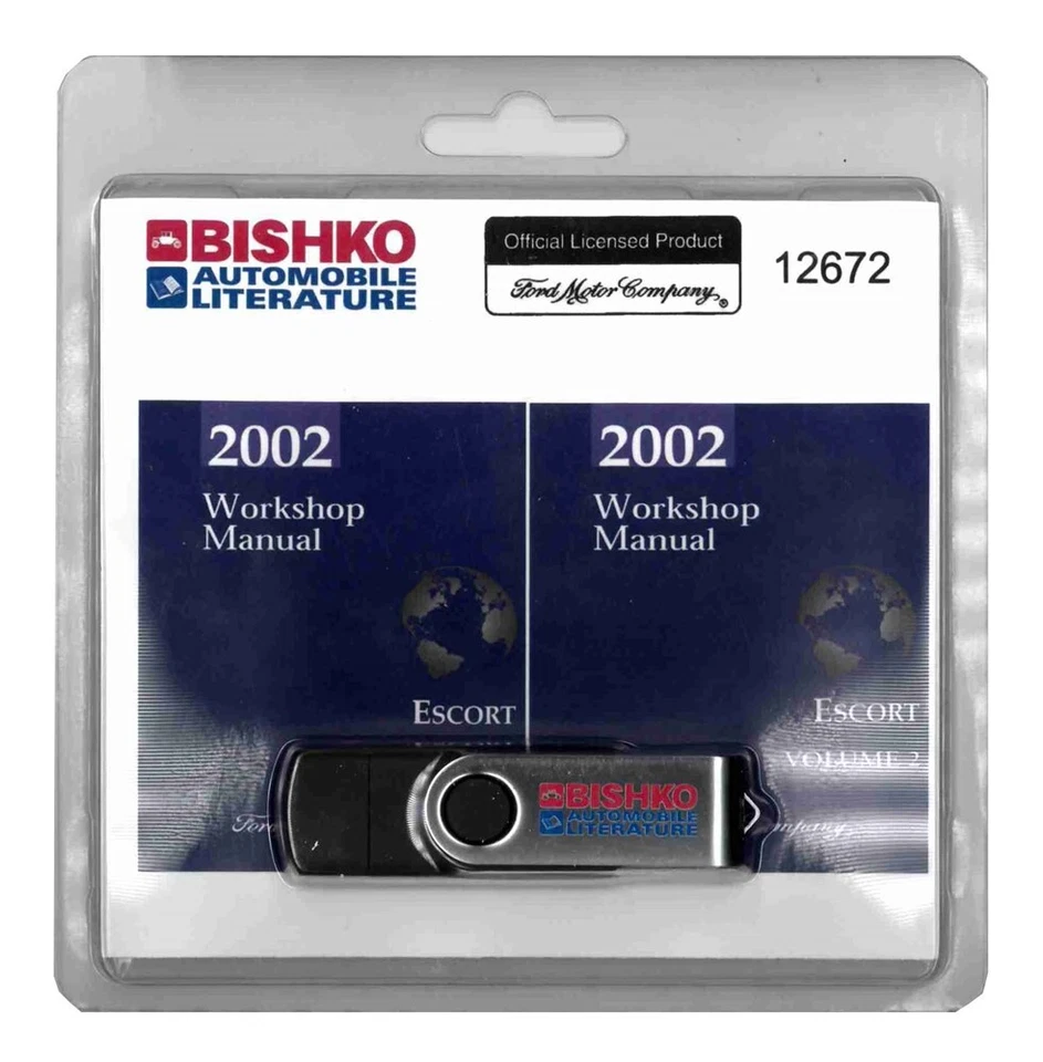 Ford Escort 2002 taller manual de reparación USB Foto 2 de 3