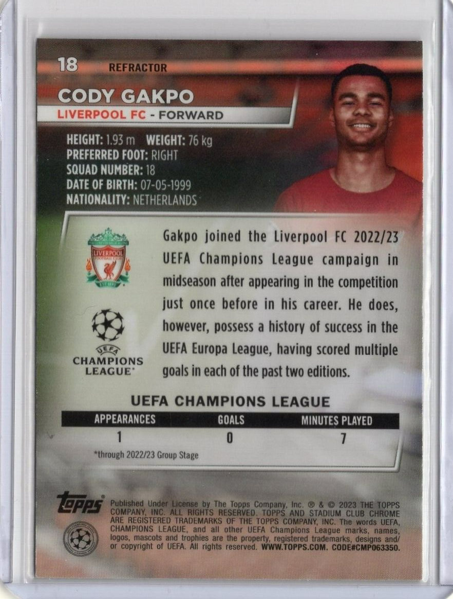 2022-23 Topps Stadium Club Chrome UEFA Club Competitions
