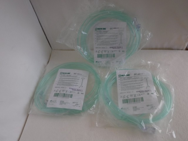 5 - Salter Labs 7' O2 Nasal Cannula & Co2 Sample Line Male Luer Lock ...