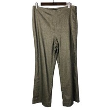 Talbots Petite Brown Tweed Wool Straight Dress Pants 12