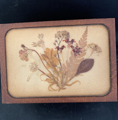 Romance オルゴール 宝石箱 Swiss made by Reuge Reuge Romance Swiss Trinket Music Box Wooden Pressed Flower