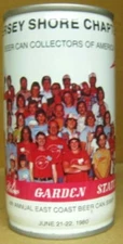 JERSEY SHORE CHAPTER NJ BCCA cs Beer CAN Bilow, Garden State WISCONSIN 1980 gd.1