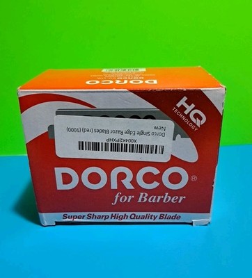 DORCO Single Edge Razor Blades RED 1000 ct HST300R