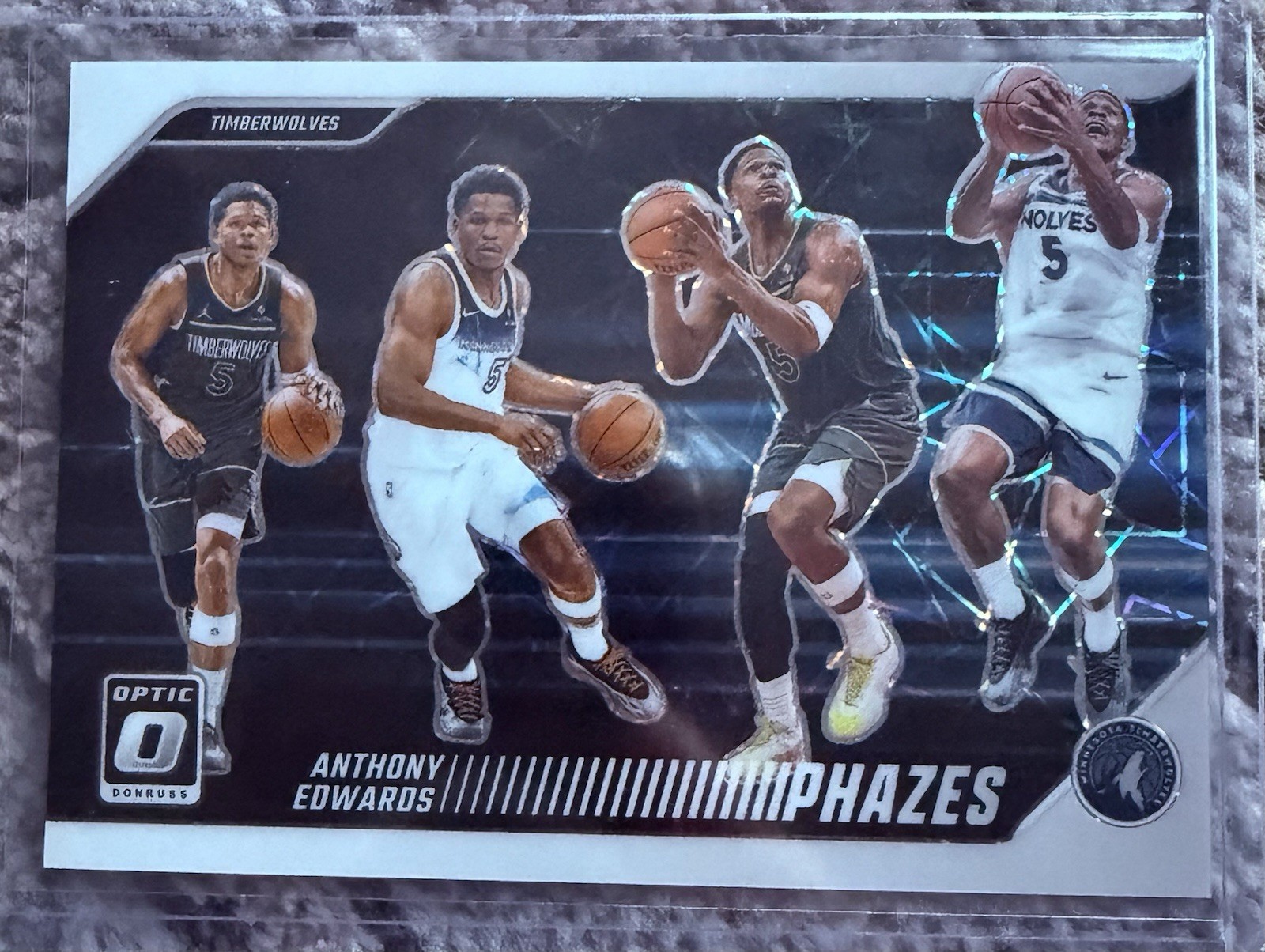 2024-25 Donruss Optic Phazes - Anthony Edwards Prizm Case Hit