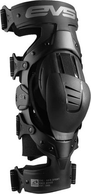EVS Axis Sport Kniebandage - Paar Motorrad ATV/UTV Straßenbike AXISS-BK/GY-XP