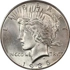 1935 Choice BU PCGS MS63 Peace Silver Dollar - Full Luster, Nicely Toned!