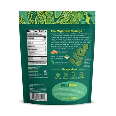 Moringa Powder for Smoothies, Tea, and Food, 10.6 oz