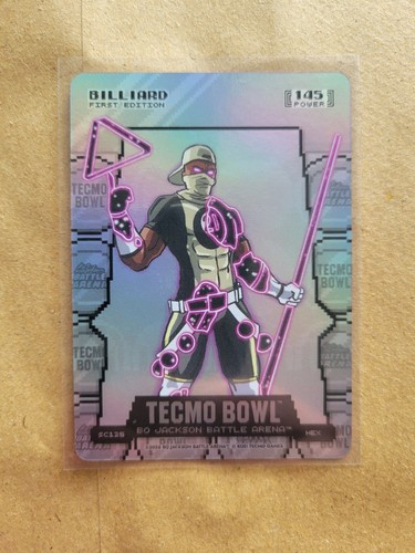Bo Jackson Battle Arena Tecmo Bowl BILLIARD SC125 HEX Silver Coinflip