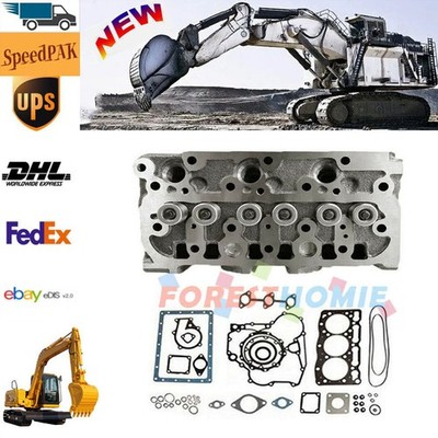 Cylinder Head + Gasket Kit For Kubota D722 D722EBH Engin BX1800D BX1830D BX1850D