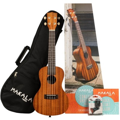 KALA Makala MK Concert Ukulele Pack with Tuner & Bag