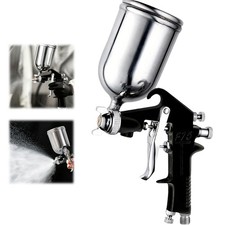 Hvlp Paint Spray Gun Kit With 1.5mm Nozzle 400ml Cup Auto Gravity Feed Painting Hvlp Paint Spray Gun Kit With 1.5mm Nozzle 400ml Cup Auto Gravity Feed Painting
