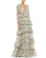 Mac Duggal Tiered Gown Women's