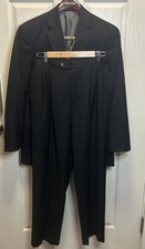 Men  s Calvin Klein Black Tuxedo Jacket with Pants Two Button 39L 33W