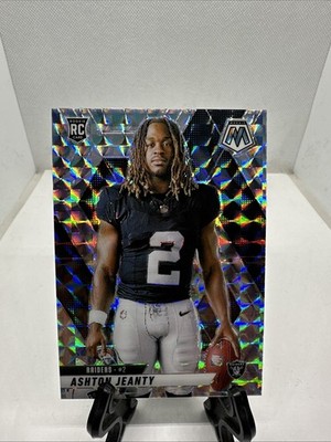 2025 Panini Mosaic Silver Mosaic Variation Ashton Jeanty RC #287 Raiders B1-6