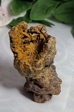 39g  2" Prophecy Stone Z "Golden Healer" 3rd EYE Egyptian Future Meditation