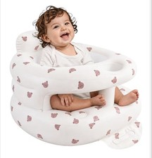 BABY SEAT WITH BUILT-IN PUMP AND BACK SUPPORT PORTABLE SIT ME UP FLOOR SEAT