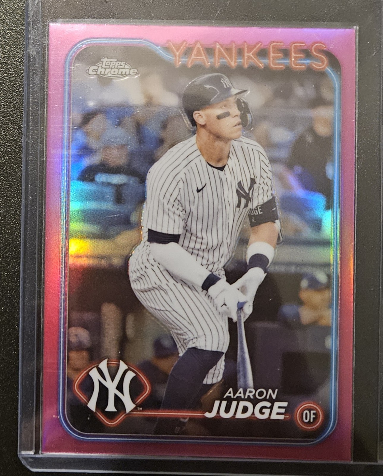 2024 Topps Chrome - Aaron Judge #50 Pink Refractor