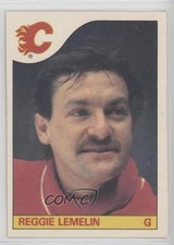 1985-86 O-Pee-Chee Reggie Lemelin #95 0c4
