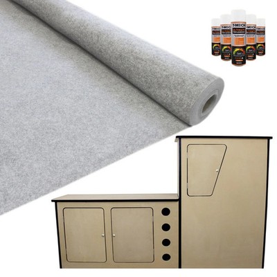 11m² Teppich Van Auskleidungsset + Verkleidung Fix Kleber + Wohnmobil Camper Wohnmobil Küche