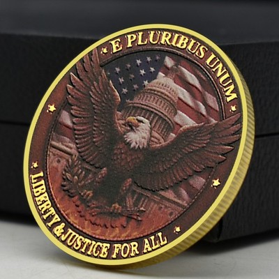 U.S. Eagle Golden Coin - 1993-2025 Charlie Kirk Patriot
