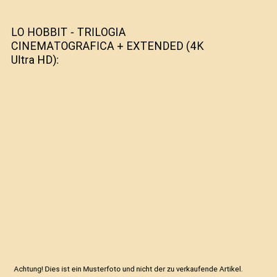LO HOBBIT - TRILOGIA CINEMATOGRAFICA + EXTENDED (4K Ultra HD), Elijah Wood