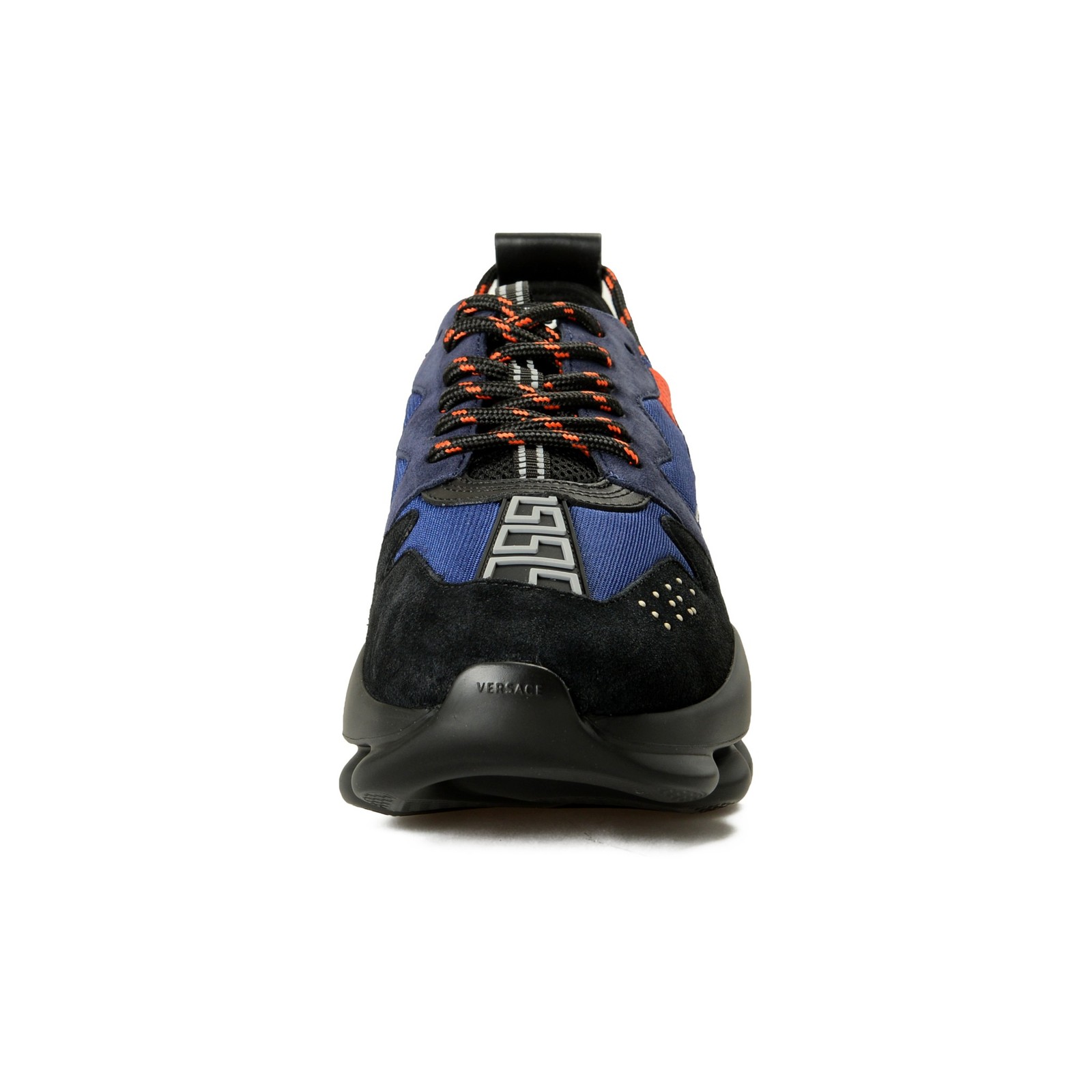 Versace Men's Suede & Leather "Chain Reaction" Sneakers Shoes US 11 IT 44 image 5