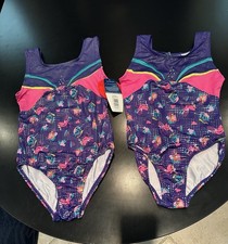 2 leotardos Danskin Freestyle talla 7/8 y 10/12 etiquetas coloridas y sin etiquetas
