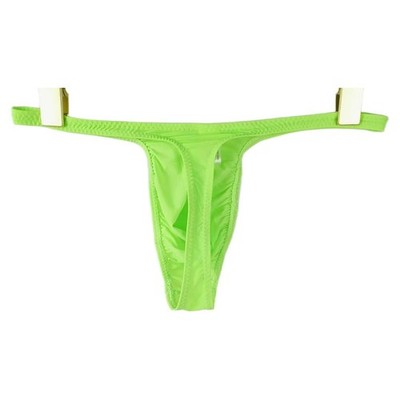 Ice Silk Herren G String Unterwäsche Sexy Low Rise Slip Bequeme Passform